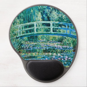 Claude Monet - Water Lilies And Japanese Bridge Gel Mouse Pad