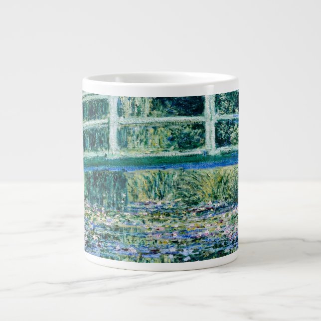 Claude Monet - Water Lilies And Japanese Bridge Giant Coffee Mug (Front)