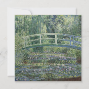 Claude Monet - Water Lilies And Japanese Bridge Holiday Card