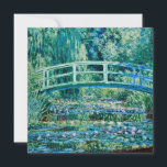 Claude Monet - Water Lilies And Japanese Bridge Holiday Card<br><div class="desc">Claude Monet - Water Lilies And Japanese Bridge (1899)</div>