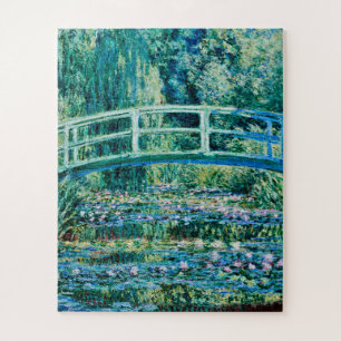 Claude Monet - Water Lilies And Japanese Bridge Jigsaw Puzzle
