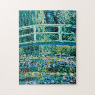 Claude Monet - Water Lilies And Japanese Bridge Jigsaw Puzzle
