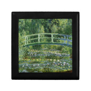 Claude Monet Water Lilies and Japanese Bridge Keepsake Box