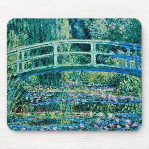 Claude Monet _ Water Lilies And Japanese Bridge Mouse Pad