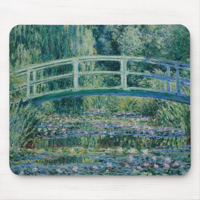 Claude Monet - Water Lilies and Japanese Bridge Mouse Pad (Front)