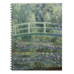 Claude Monet - Water Lilies And Japanese Bridge Notebook