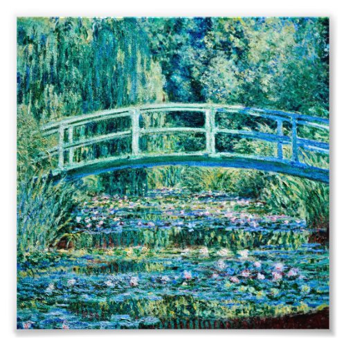 Claude Monet _ Water Lilies And Japanese Bridge Photo Print