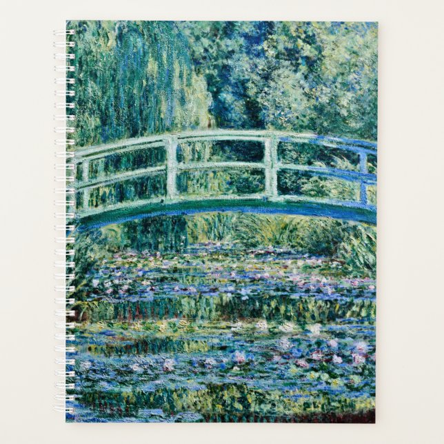 Claude Monet - Water Lilies And Japanese Bridge Planner (Front)