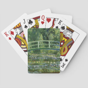 Claude Monet Water Lilies and Japanese Bridge Poker Cards