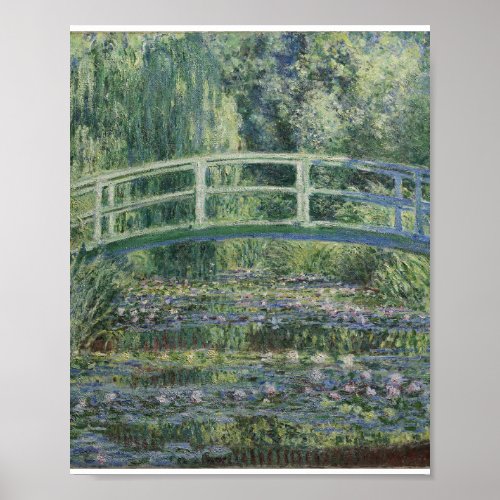 Claude Monet _ Water Lilies And Japanese Bridge Poster