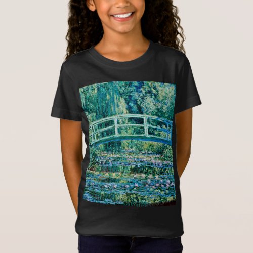 Claude Monet _ Water Lilies And Japanese Bridge T_Shirt