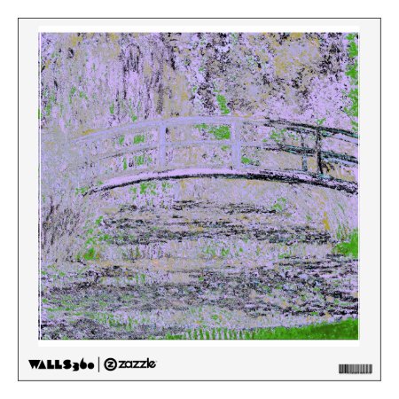Claude_monet_-_water_lilies_and_japanese_bridge Wall Sticker