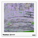 Claude_monet_-_water_lilies_and_japanese_bridge Wall Sticker at Zazzle