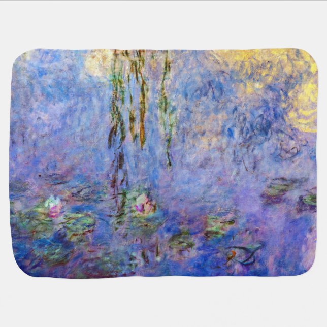 Claude Monet - Water Lilies Baby Blanket (Horizontal)