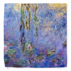Claude Monet - Water Lilies Bandana