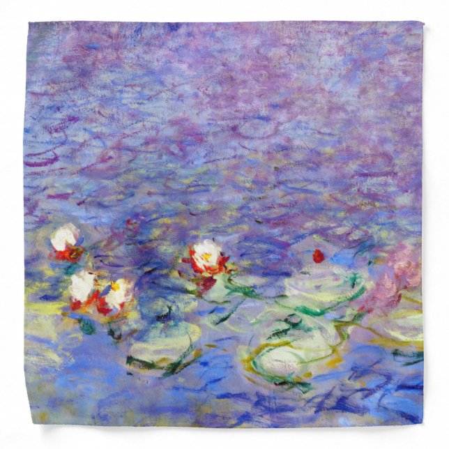 Claude Monet - Water Lilies Bandana (Front)