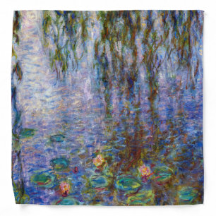 Claude Monet - Water Lilies Bandana