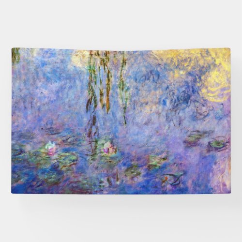 Claude Monet _ Water Lilies Banner