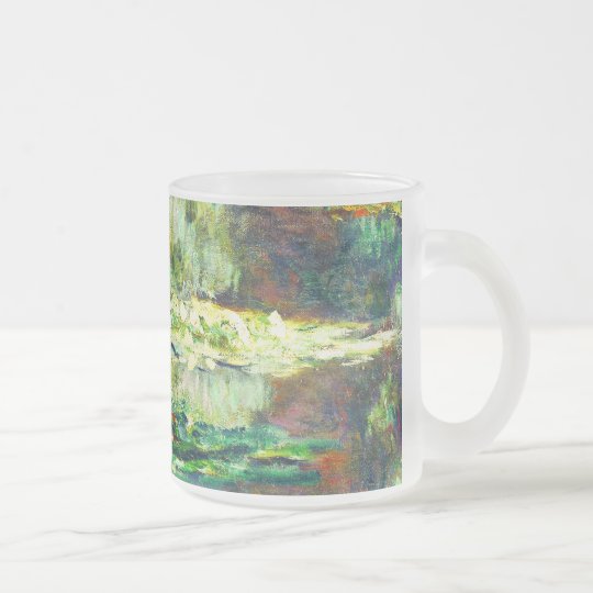 Claude Monet - Water Lilies - Bassin des Nympheas Frosted Glass Coffee Mug