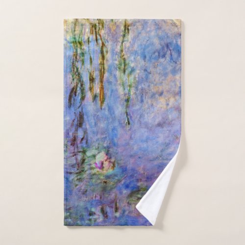 Claude Monet _ Water Lilies Bath Towel Set