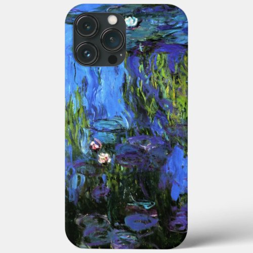Claude Monet Water_Lilies blue indigo Case_Mate  iPhone 13 Pro Max Case
