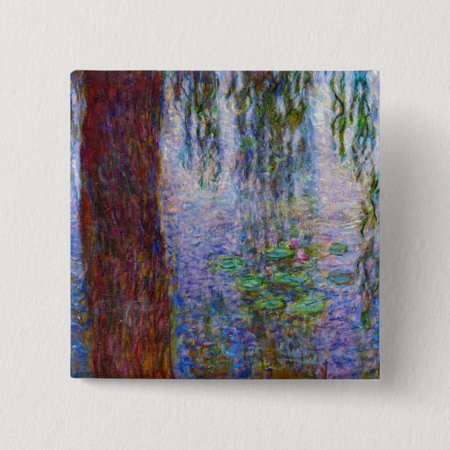 Claude Monet - Water Lilies Button (Front)
