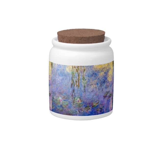 Claude Monet - Water Lilies Candy Jar (Front)
