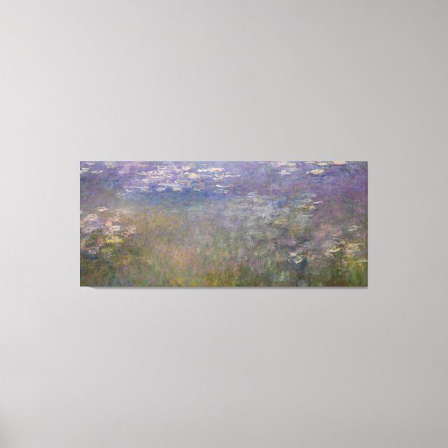 Claude Monet - Water Lilies Canvas Print (Front)
