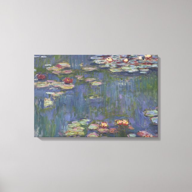 Claude Monet - Water Lilies Canvas Print (Front)