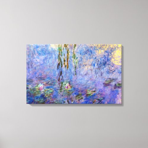 Claude Monet _ Water Lilies Canvas Print