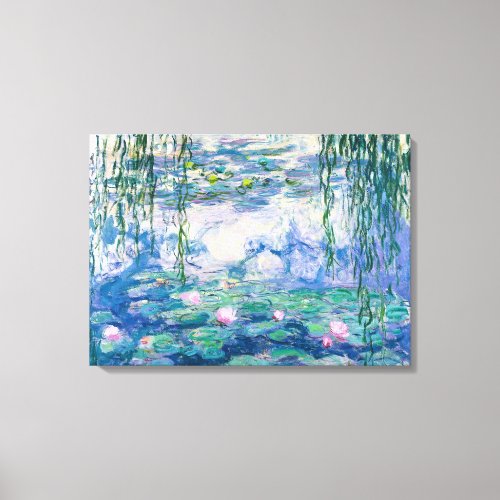 CLAUDE MONET _Water lilies Canvas Print