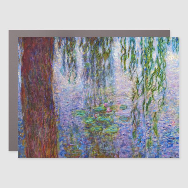 Claude Monet - Water Lilies Car Magnet (Front)
