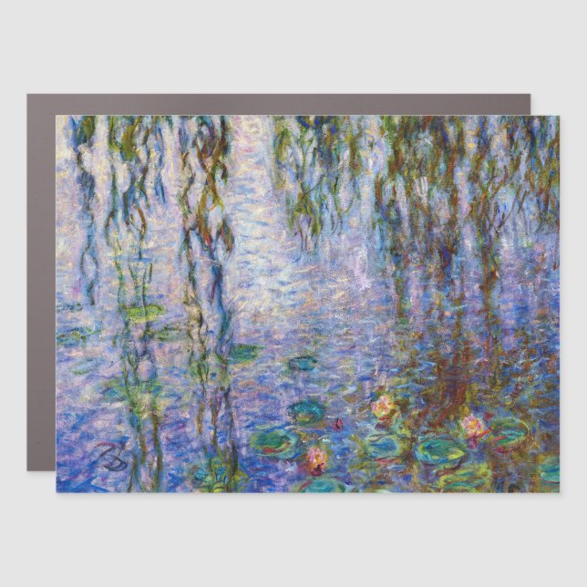 Claude Monet - Water Lilies Car Magnet (Front)