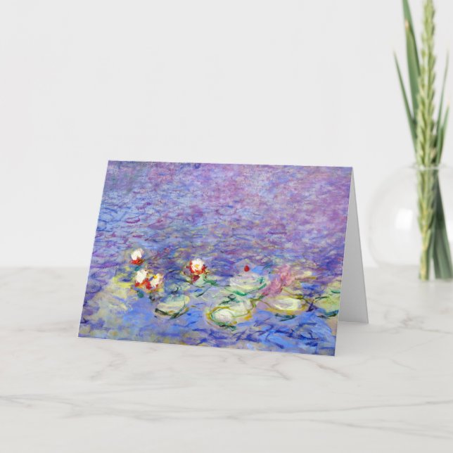 Claude Monet - Water Lilies Card (Front)