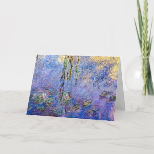 Claude Monet _ Water Lilies Card
