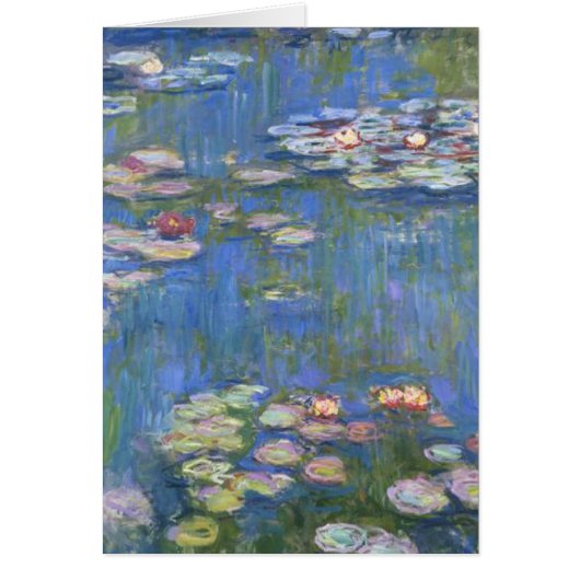 Claude Monet // Water Lilies Cards (Front)