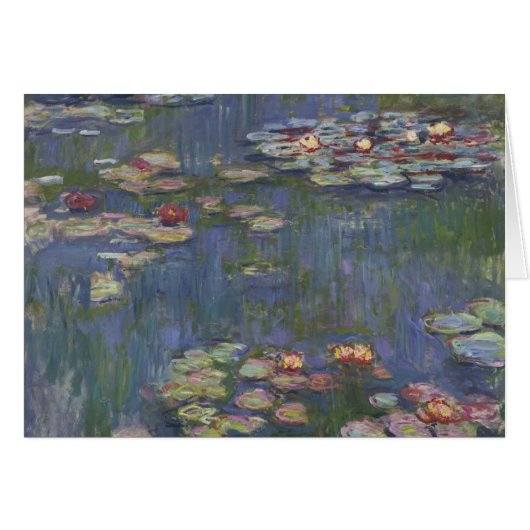 Claude Monet - Water Lilies Cards (Front Horizontal)