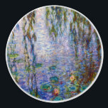 Claude Monet - Water Lilies Ceramic Knob<br><div class="desc">Water Lilies / Nympheas by Claude Monet in 1916-1919</div>