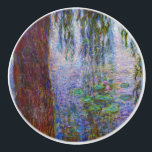 Claude Monet - Water Lilies Ceramic Knob<br><div class="desc">Water Lilies / Nympheas by Claude Monet in 1916-1919</div>
