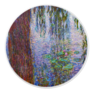 Claude Monet - Water Lilies Ceramic Knob