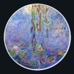 Claude Monet - Water Lilies Ceramic Knob<br><div class="desc">Water Lilies / Nympheas by Claude Monet in 1916-1919</div>