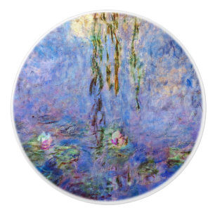 Claude Monet - Water Lilies Ceramic Knob
