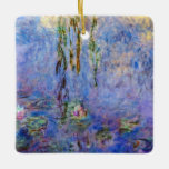 Claude Monet - Water Lilies Ceramic Ornament<br><div class="desc">Water Lilies / Nympheas by Claude Monet in 1916-1919</div>