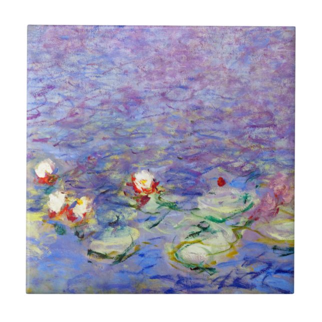 Claude Monet - Water Lilies Ceramic Tile (Front)