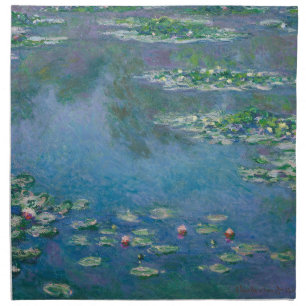 Claude Monet, Water Lilies Cloth Napkin