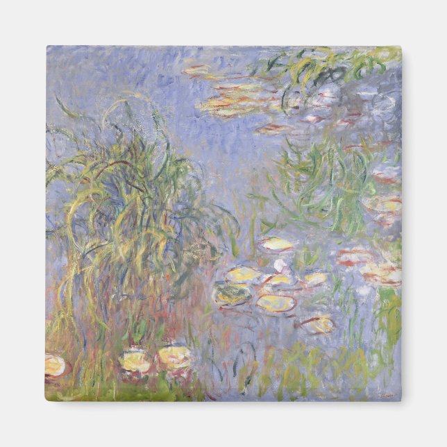 Claude Monet | Water-Lilies, Cluster of Grass Magnet (Front)