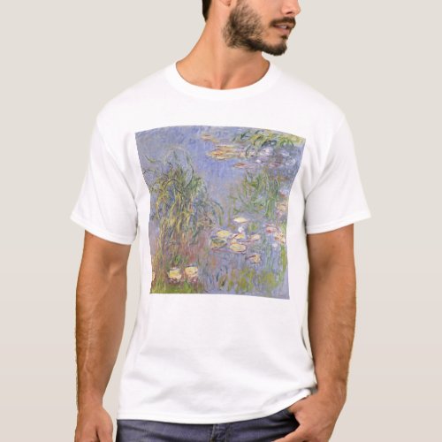 Claude Monet  Water_Lilies Cluster of Grass T_Shirt