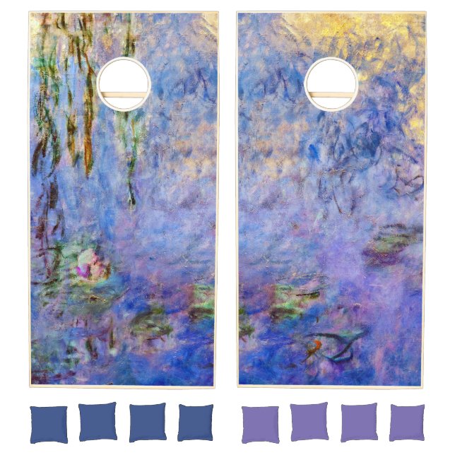 Claude Monet - Water Lilies Cornhole Set (Set)