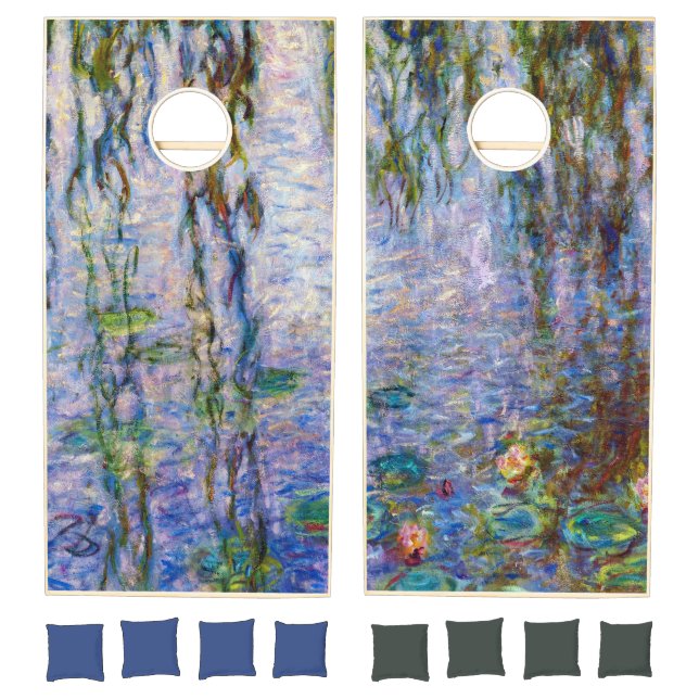 Claude Monet - Water Lilies Cornhole Set (Set)