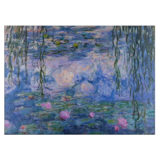 Claude Monet Water Lilies Cutting Board Zazzle 